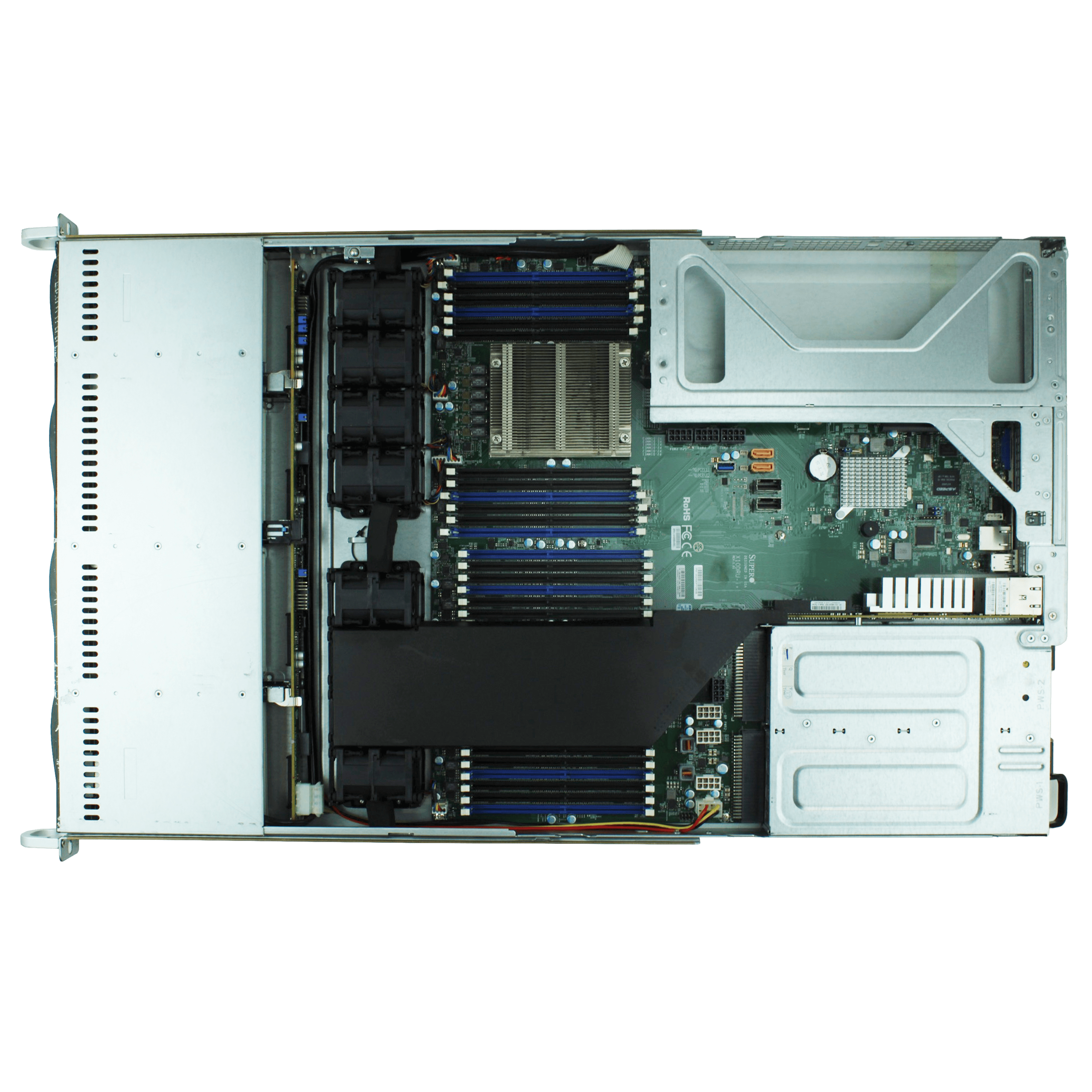 Корпус SUPERMICRO 4x3.5 CSE-819U BPN SAS815TQ (4)
